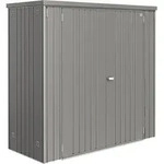 Biohort Metall Ger&auml;teschrank 191 x 83 cm (Gr&ouml;&szlig;e 190) quarzgrau-metallic