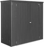Biohort Metall Ger&auml;teschrank 191 x 83 cm (Gr&ouml;&szlig;e 190) dunkelgrau-metallic