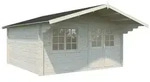 Palmako Gartenhaus Britta 17,5 m2 - 40 mm Transparent tauchimpr&auml;gniert