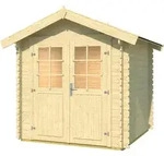 Weka 20920204000, Weka Gartenhaus 209 - 28 mm-Gartenhaus 209 - 200 x 200 cm...