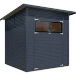 Bertilo Gartenhaus Pent Modern 3 - 18 mm anthrazit