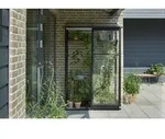 Halls Gew&auml;chshaus Qube Lean-to -1,27 x 0,65 m - 0,8 m2 (Gr. 1), 3 mm...
