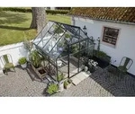 Juliana Gew&auml;chshaus Qube 8 - 6,3 m2 (Gr. 1) 3 mm Sicherheitsglas schwarz