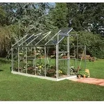 Halls Gew&auml;chshaus Popular - 6.2 m2 Alu mit 3 mm Sicherheitsglas