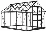 Halls Gew&auml;chshaus Blockley 2,56 x 3,8 m - 9,72 m2 (Blockley 812)
