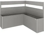 Biohort Sichtschutz mit Acrylglas-Paneel f&uuml;r Pflanzbeet Belvedere mit L-Form (2