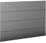 Biohort Sichtschutz zu DaVinci ohne Acrylglas Gr. 2m dunkelgrau-metallic B148922