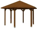 Skan Holz Pavillon Nancy-Gr&ouml;&szlig;e 3-nussbaum