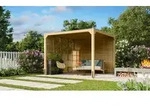 Karibu Pavillon Cubus mit Flachdach