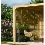 Karibu Lamellenwand f&uuml;r Pavillon Cubus