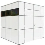 Bertilo Gartenhaus HPL 1 - 6 mm Anthrazit-Wei&szlig; HPL 1: 230 x 228 cm