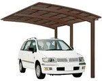 Ximax Carport Portoforte Typ 110 495 x 301 cm-mattbraun