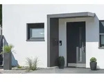 Gutta Rechteckvordach BS Plus 200 inkl. Seitenteil und Briefkasten (neues...