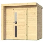 Weka Design Gartenhaus 262 C mit Design-Einzelt&uuml;r - 21 mm naturbelassen - 50 %