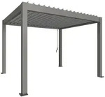 Biohort Pergola B 367,5 x T 312 x H 255 cm (Gr. 3,5x3) Rahmen: quarzgrau-metallic /