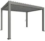 Biohort Pergola B 404,5 x T 312 x H 255 cm (Gr. 4x3) Rahmen: quarzgrau-metallic /