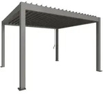 Biohort Pergola B 404,5 x T 367,5 x H 255 cm (Gr. 4x3,5) Rahmen: quarzgrau-metallic /