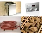 Weka Technikpaket 2 inkl. 9 kW BioAktiv Ofen, Saunasteine, Anschlusskabel und