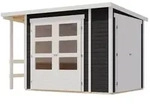 Karibu Multifunktionshaus Pultdach-Gartenhaus inkl. Schleppdach und...