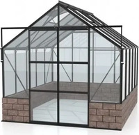 Vitavia Gew&auml;chshaus Cassandra 8300 inkl. Sockelmauer - 8,3 m2 Sockel...