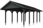 Skan Holz Wallgau - Satteldach Einzelcarport Breite 430 cm Gr. 2 - 430 x 750 cm