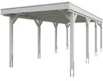 Skan Holz Grunewald - Flachdach Carport aus Leimholz Breite 321 cm Gr. 2 - 321...