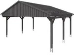 Skan Holz Fichtelberg - Satteldach Doppelcarport Breite 423 cm Gr. 1 - 618 x...