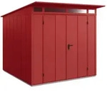 H&ouml;rmann Metall-Ger&auml;tehaus EcoStar Premiumline mit Pultdach B 238 x 238 cm (Typ 2),