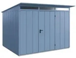 H&ouml;rmann Metall-Ger&auml;tehaus EcoStar Premiumline mit Pultdach B 302,8 x 238 cm (Typ