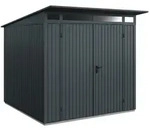 H&ouml;rmann Metall-Ger&auml;tehaus EcoStar Premiumline mit Pultdach B 238 x 238 cm (Typ 2),