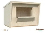 Palmako Marktstand Kira 7,7 m2 - 16 mm naturbelassen