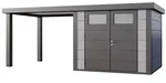 Telluria 4017, Telluria Metallger&auml;tehaus Classico 2724 mit 280 cm Seitendach