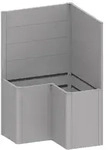 Biohort B139905, Biohort Sichtschutz f&uuml;r Pflanzbeet Belvedere mit L-Form (2 St&uuml;ck;