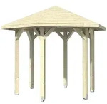 Skan Holz Pavillon Nancy-Gr&ouml;&szlig;e 1-naturbelassen