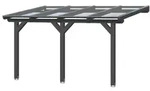 Skan Holz Terrassen&uuml;berdachung Bormio - Leimholz B 434 x T 250 cm (Gr&ouml;&szlig;e 1)