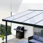 Gutta Terrassendachsystem Premium wei&szlig;/anthrazit 410,2 x 406 cm Polycarbonat...