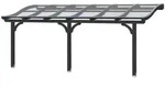 Skan Holz Terrassen&uuml;berdachung Venezia mit Mittelpfosten Breite 648 cm-648 x...