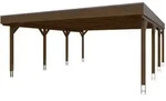 Skan Holz Grunewald - Flachdach Carport aus Leimholz Breite 622 cm Gr. 2 - 622...