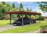Skan Holz Wendland - Walmdach Carport aus Leimholz Breite 362 cm Holzcarport