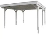 Skan Holz Grunewald - Flachdach Carport aus Leimholz Breite 427 cm Gr. 1 - 427...