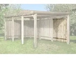 Weka Seitenwand f&uuml;r Carports 617, 618, 611, 606, 616, 609, Anlehncarport -