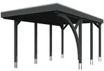 Skan Holz Carport Friesland 314x555 cm inkl. 1 Einfahrtsbogen Sparset 5...