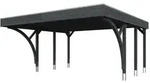 Skan Holz Carport Friesland 557x555 cm inkl. 2 Einfahrtsb&ouml;gen Sparset 8...