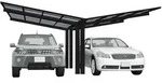 Ximax Carport Linea Typ 60 Y-Ausf&uuml;hrung 495 x 547 cm-schwarz