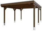 Skan Holz Grunewald - Flachdach Carport aus Leimholz Breite 427 cm Gr. 1 - 427...
