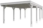 Skan Holz Grunewald - Flachdach Carport aus Leimholz Breite 427 cm Gr. 2 - 427...