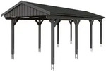 Skan Holz Fichtelberg - Satteldach Einzelcarport Breite 317 cm Gr. 2 - 317 x...