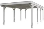 Skan Holz Grunewald - Flachdach Carport aus Leimholz Breite 427 cm Gr. 2 - 427...
