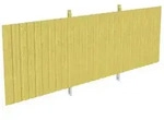 Skan Holz R&uuml;ckwand f&uuml;r Leimholz Doppel- Carports - Deckelschalung Gr 2 farblich