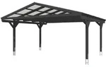 Skan Holz Carport Westerwald 570 x 541 cm anthrazit Holzcarport